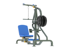 levier équipement pour Gym isolé sur Contexte. 3d le rendu - illustration png