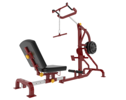 Lever equipment for gym isolated on background. 3d rendering - illustration png