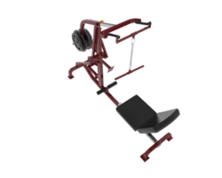 Lever equipment for gym isolated on background. 3d rendering - illustration png