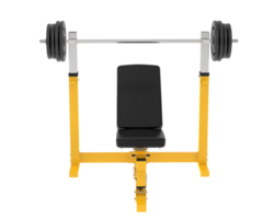 Lever equipment for gym isolated on background. 3d rendering - illustration png