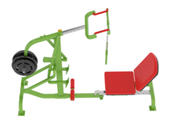 Lever equipment for gym isolated on background. 3d rendering - illustration png