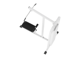 Weight bench isolated on background. 3d rendering - illustration png