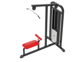 Weight bench isolated on background. 3d rendering - illustration png