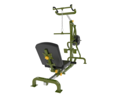 Hebel Ausrüstung zum Fitnessstudio isoliert auf Hintergrund. 3d Rendern - - Illustration png