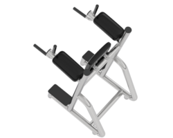 Gym equipment scene isolated on grey background. 3d rendering - illustration png