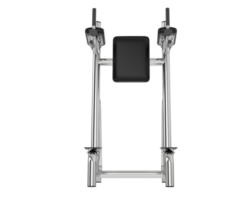 Gym equipment scene isolated on grey background. 3d rendering - illustration png