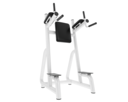 Gym equipment scene isolated on grey background. 3d rendering - illustration png