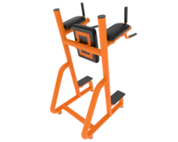 Gym equipment scene isolated on grey background. 3d rendering - illustration png