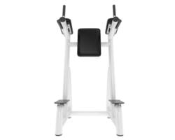 Gym equipment scene isolated on grey background. 3d rendering - illustration png