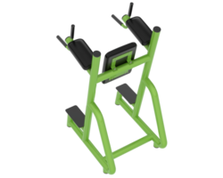 Gym equipment scene isolated on grey background. 3d rendering - illustration png