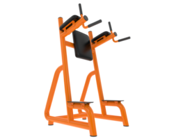 Gym equipment scene isolated on grey background. 3d rendering - illustration png