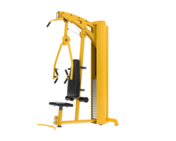 multigym isolerat på bakgrund. 3d tolkning - illustration png