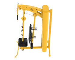 palestra multipla isolato su sfondo. 3d interpretazione - illustrazione png