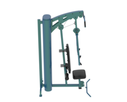 multigym isolerat på bakgrund. 3d tolkning - illustration png