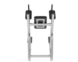 Gym equipment scene isolated on grey background. 3d rendering - illustration png