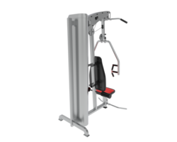 multigym isolerat på bakgrund. 3d tolkning - illustration png