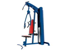 multigym isolerat på bakgrund. 3d tolkning - illustration png