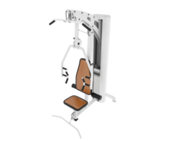 multigym isolerat på bakgrund. 3d tolkning - illustration png