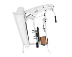 multigimnasio aislado en antecedentes. 3d representación - ilustración png