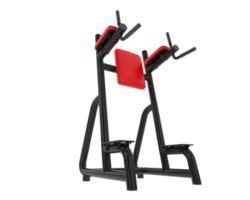 Gym equipment scene isolated on grey background. 3d rendering - illustration png