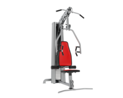 multigym isolerat på bakgrund. 3d tolkning - illustration png