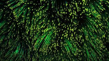 Moving 3d algae. Design. Beautiful wavy movements of algae lines. Bright lines move like algae on bottom of sea video