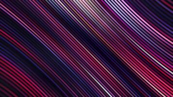 Beautiful bright abstraction. Motion. Bright lines sparkle and shimmer, most of all purple. video