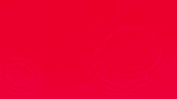 Wave vibrations pulsate on colored background. Design. Round wave vibrations on red background. Bright background with pulsating round sound waves video