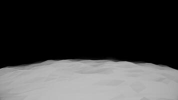 Abstract monochrome cave on a black background. Animation. Scary way leading to the complete dark, seamless loop. video