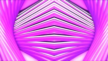3D symmetrical hypnotic pattern of lines. Motion. Curved 3d lines move with hypnotic effect. Curved symmetrical lines move creating 3d pattern video