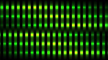 Stripes of green color motion background, seamless loop. Motion. Abstract vertical glowing lines divided into square shaped segments. video