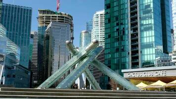 Canada Vancouver 05.03.2024 Olympic Flame Cauldron video