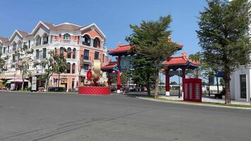 Empty streets of the New City, Vietnam Grand World Phu Quoc. deserted place, there is no one, beautiful buildings, construction, a place to move in, empty apartments, hotel rentals video