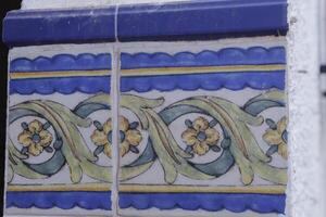 handpainted spanish tiles photo