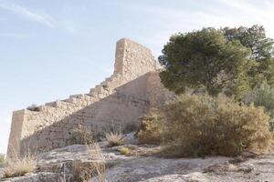 medieval castle in alicante, spain photo