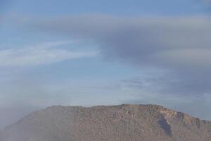 fog in the mountains, spain photo