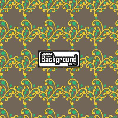 Flowers Seamless botanical pattern in hand drawn style.
