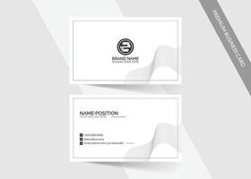 Simple business card template vector