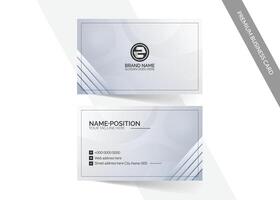 Clean business card vector