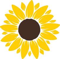 Sunflower icon design illustration vector