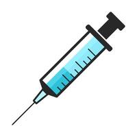 Syringe icon isolate on white background. vector