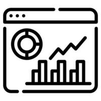 Data Analysis icon for web, app, infographic, etc vector