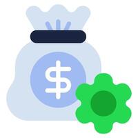 Budget Control icon for web, app, infographic, etc vector