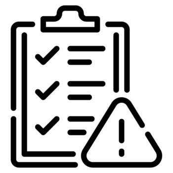 Risk Assessment icon for web, app, infographic, etc vector