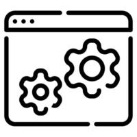 Workflow Optimization icon for web, app, infographic, etc vector