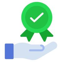 Quality Assurance icon for web, app, infographic, etc vector