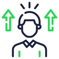 Leadership Skill icon for web, app, infographic, etc vector