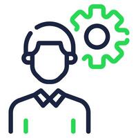 Project Manager icon for web, app, infographic, etc vector