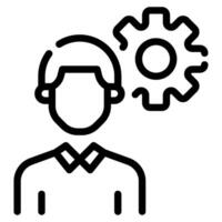 Project Manager icon for web, app, infographic, etc vector