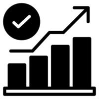 Success Metrics icon for web, app, infographic, etc vector